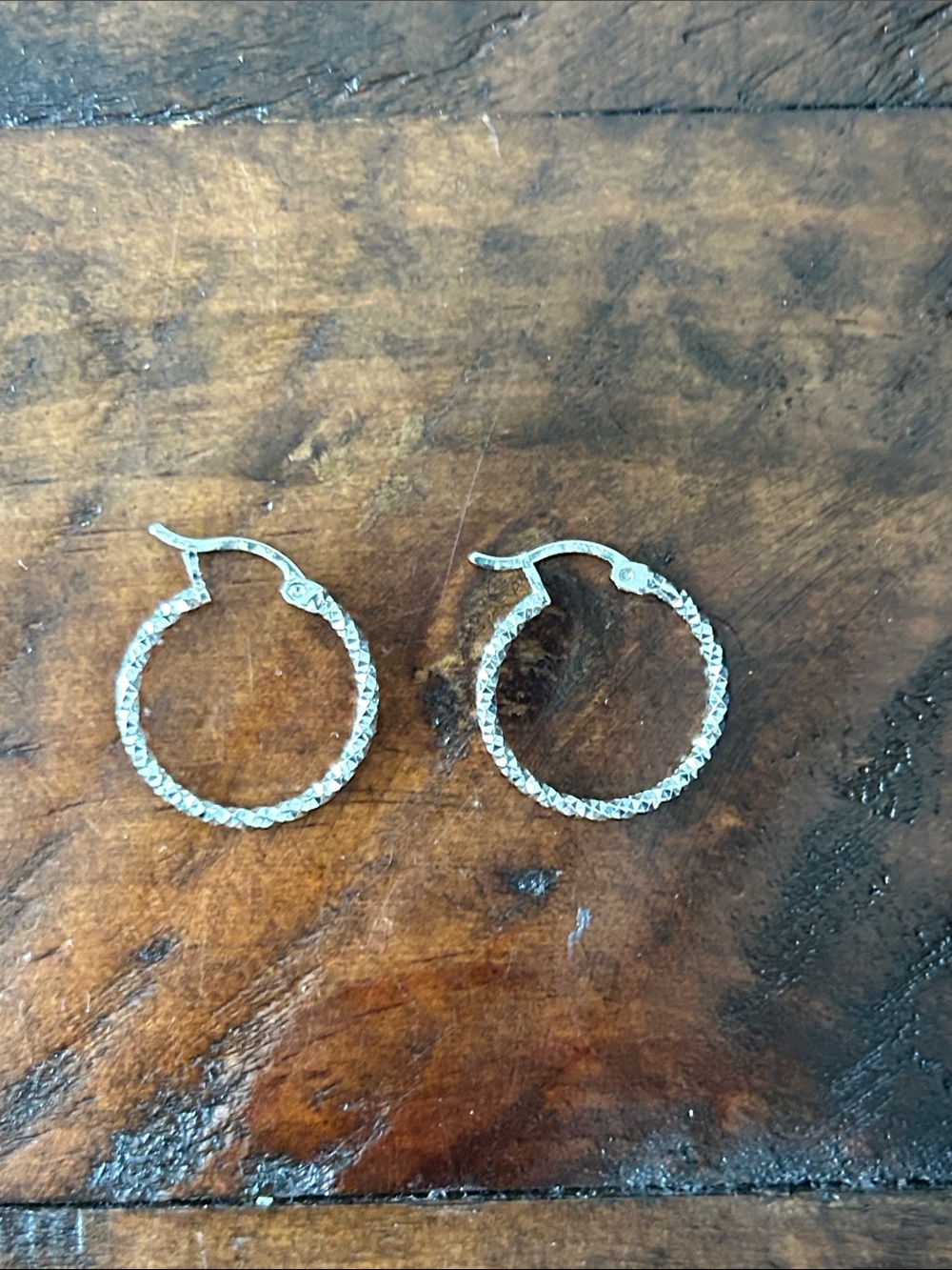 Cynthia Rowley Sterling Silver 925 Braided Hoop Earrings
